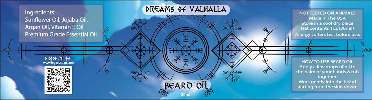 Legacy Beard Oil - Dreams of Valhalla