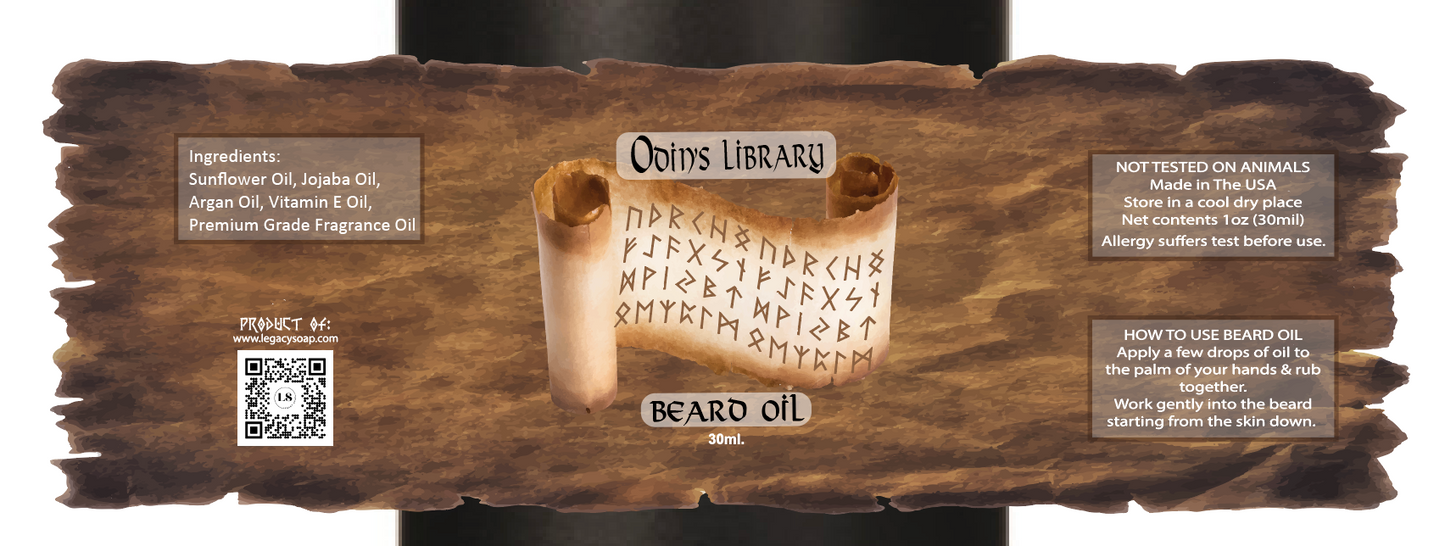 Legacy Beard Oil - Odin's Library